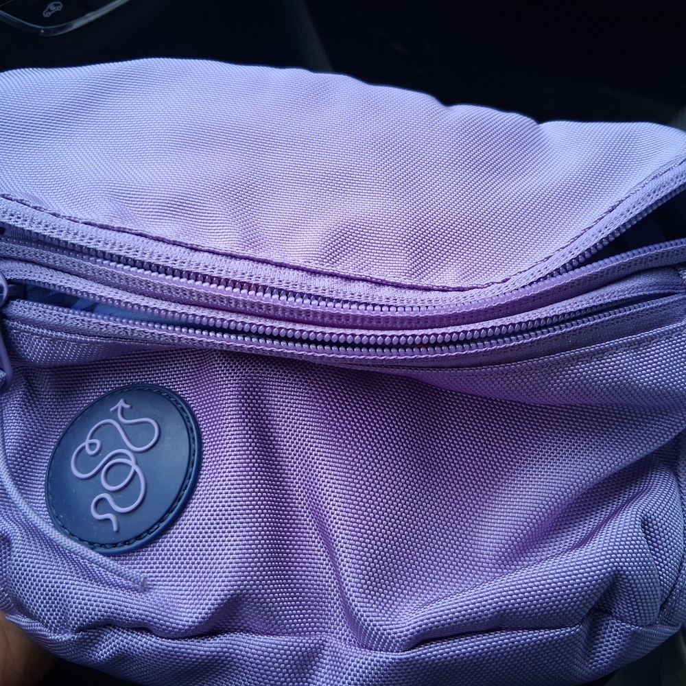 Baboon To The Moon Lavender Crossbody Fanny Pack